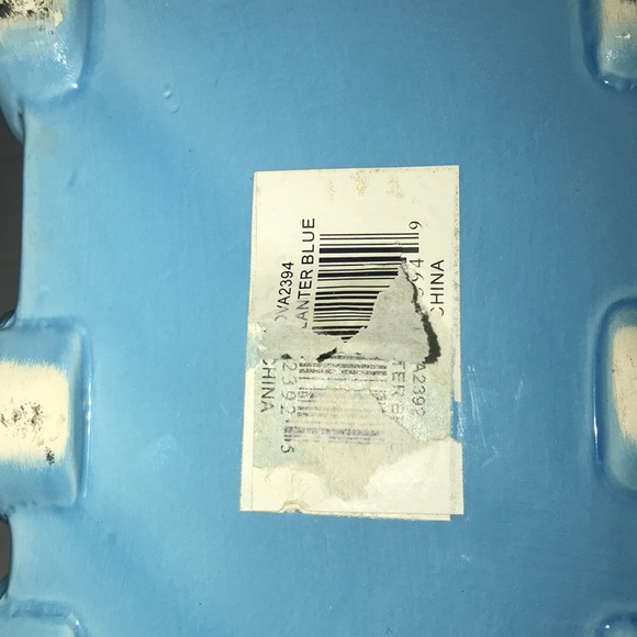 Vintage Choo Choo train planter in blue/teddy bear - Picture 11 of 11